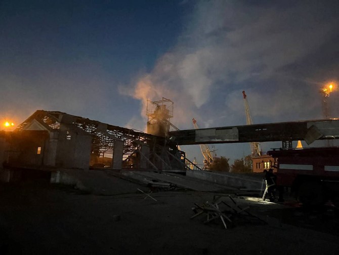 Odesa port hit in Russian attacks: Ukrainian military
