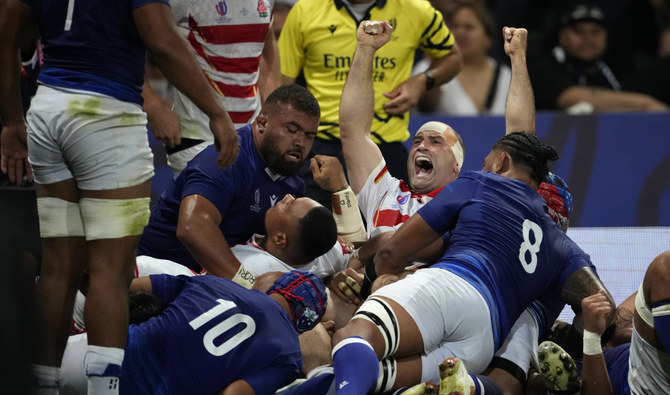 Japan trump Samoa again to stay in Rugby World Cup quarterfinals hunt