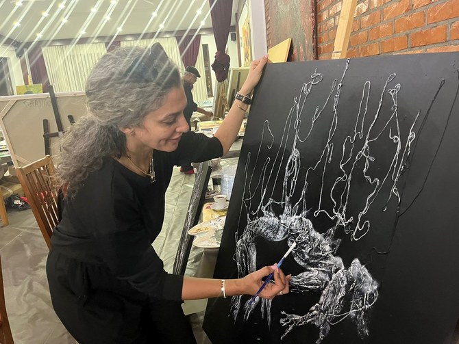 Saudi artist expresses faith, culture at Kosovo exhibition