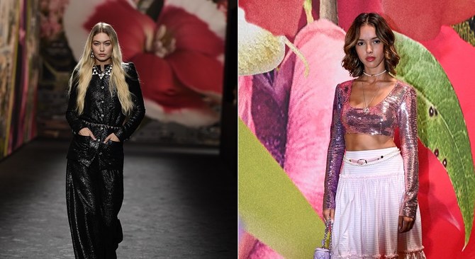 Gigi Hadid hits the runway for Chanel as Lyna Khoudri attends show    