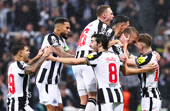 Newcastle thrash PSG on Champions League homecoming