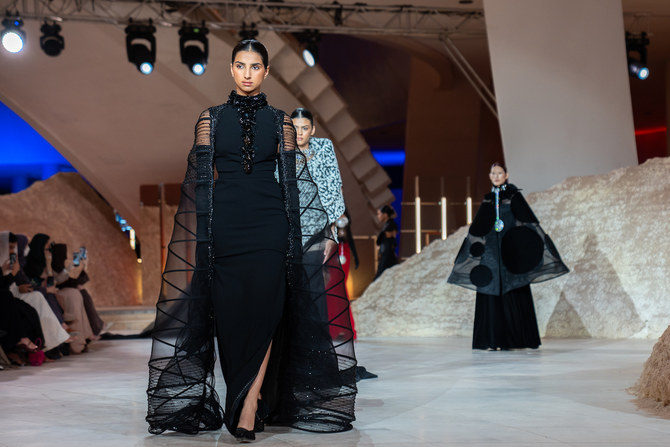 Saudi designer Tima Abid explores darkness, light at Riyadh Fashion Week
