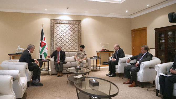 Jordanian king, queen meet UN officials to discuss Gaza humanitarian crisis
