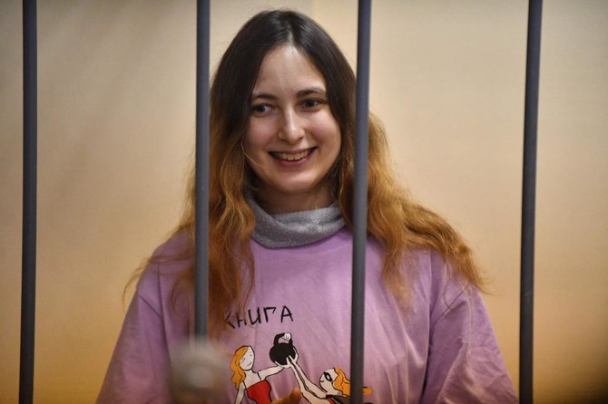 Russia seeks an 8-year prison term for an artist and musician who protested the war in Ukraine