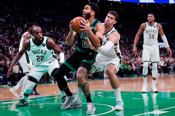 Tatum, Brown lead Celtics past Bucks in showdown of East leaders