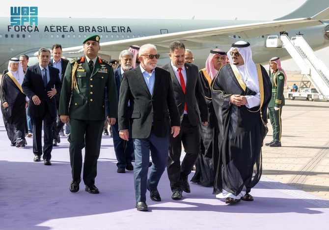Brazil’s Luiz Inacio Lula da Silva arrives in Riyadh for official visit