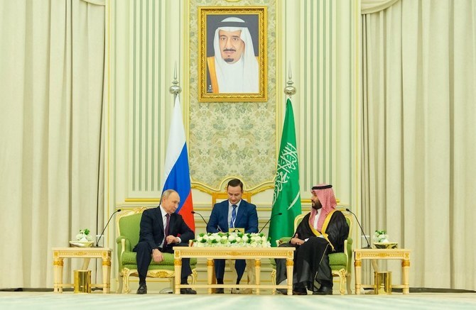 Russian president Putin meets Saudi crown prince in Riyadh
