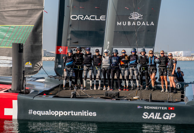 SailGP’s first all-women F50 training session takes place in Dubai