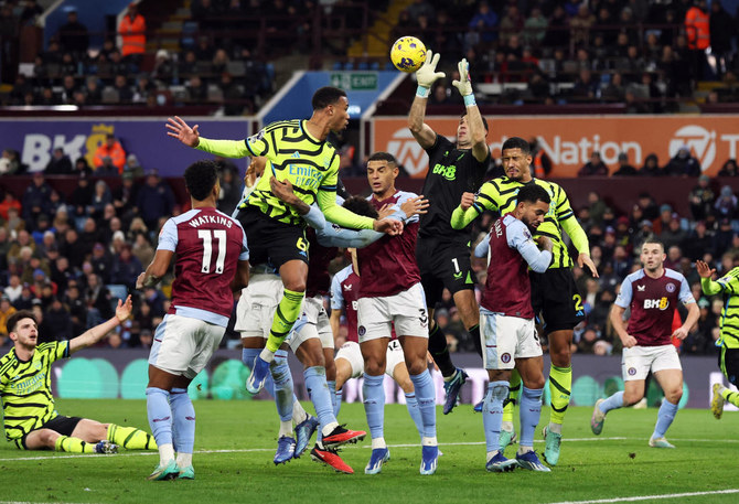 Aston Villa topple Arsenal and extend record home win streak