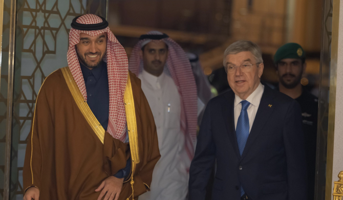 Saudi sports minister, IOC chief meet in Riyadh
