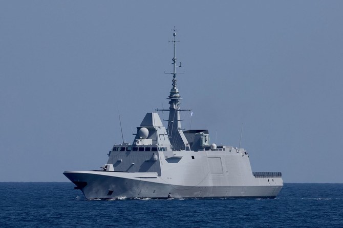 The French military said on Dec. 10, 2023 that its frigate Languedoc shot down two drones in the Red Sea.