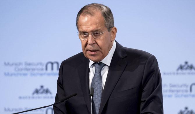 Russia's foreign minister, Sergey Lavrov. (AP)