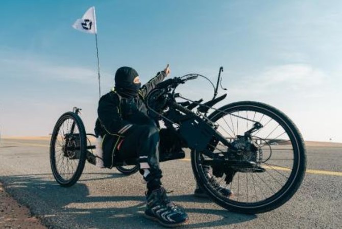 Handcyclist on 3,000km, Kingdom-wide trip for people with disabilities arrives in Riyadh