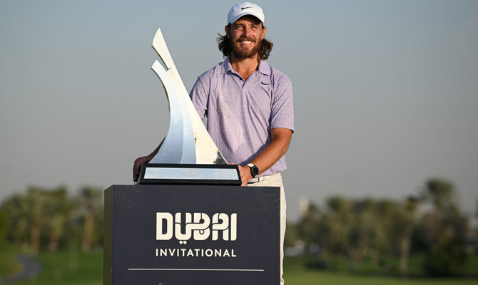 Tommy Fleetwood wins Dubai Invitational after dramatic double-birdie finish