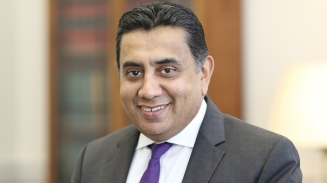 UK’s Middle East Minister Lord Tariq Ahmad. (UK Government) 