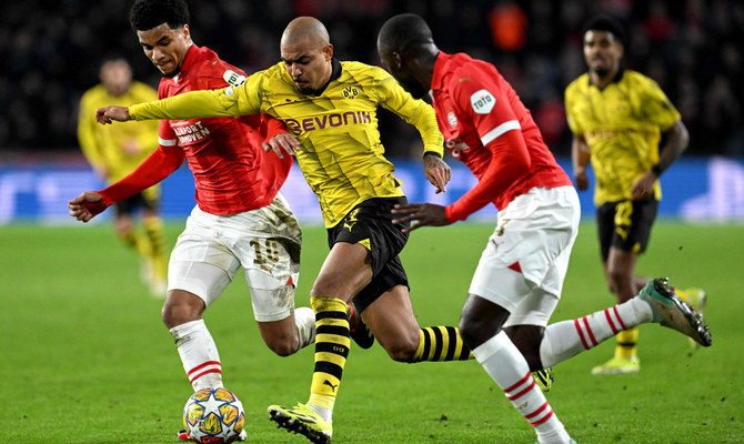 PSV rue chances as old boy Malen earns Champions League draw for Dortmund
