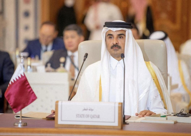 Qatar’s Emir Sheikh Tamim bin Hamad Al-Thani. (File/Reuters)