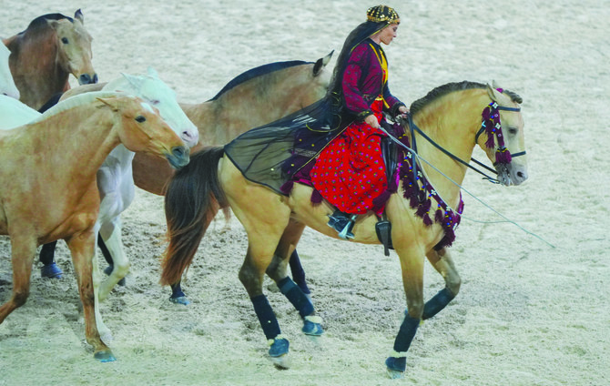 ‘Asayel’ follows Fahad, a man from Diriyah, and his strong bond with his horse. (AN photos by Huda Bashatah)