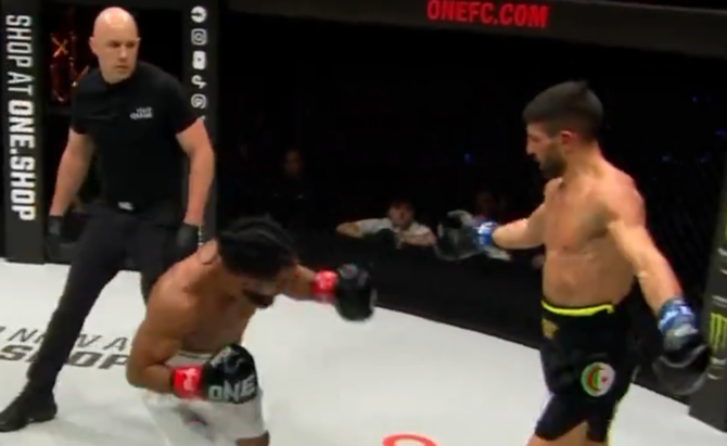 Algerian Muay Thai veteran Mehdi Zatout comes out of retirement to win boxing debut at ONE 166