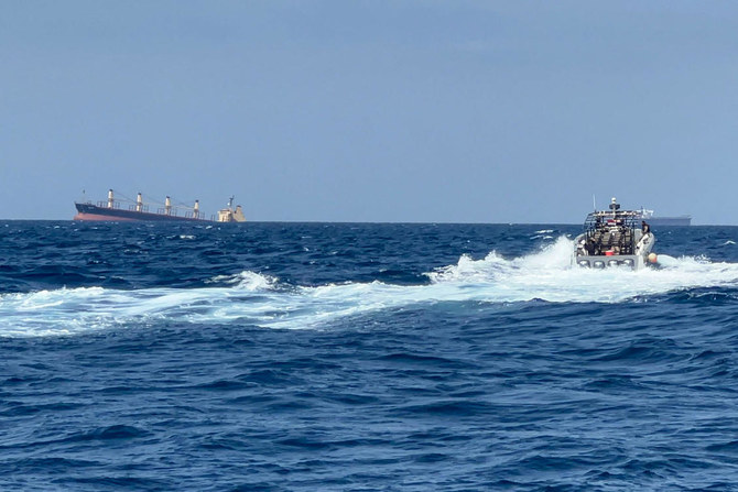 Ship earlier attacked by Yemen’s Houthi rebels sinks in the Red Sea