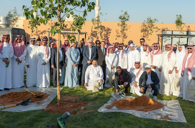 Urban greening begins in Irqah, Riyadh