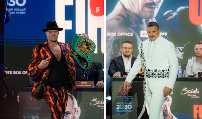 Fury and Usyk fuel tensions ahead of ‘Ring Of Fire’ showdown in Riyadh
