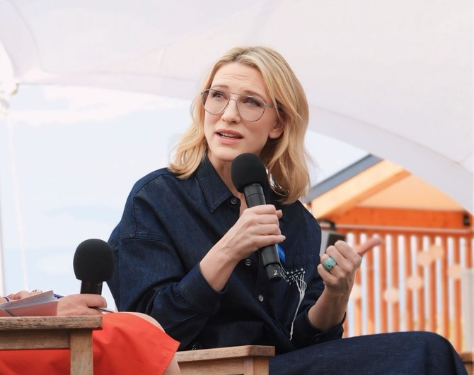 Cate Blanchett speaks at Arab Cinema Centre panel on refugee voices 