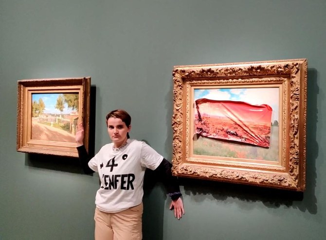 Climate activist arrested for attacking Monet painting in Paris