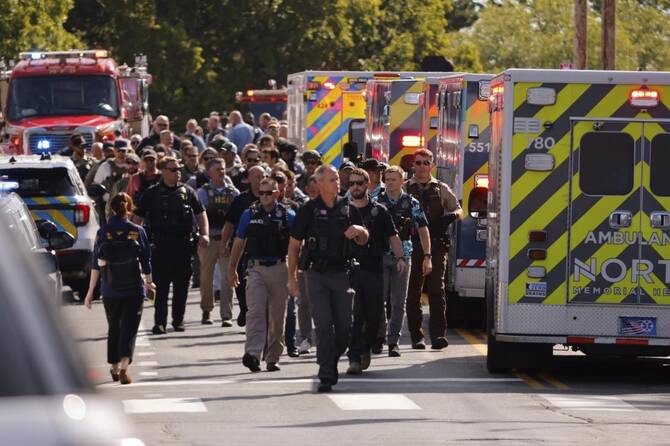 2 children killed, 17 wounded in mass shooting at Catholic church in northern US state