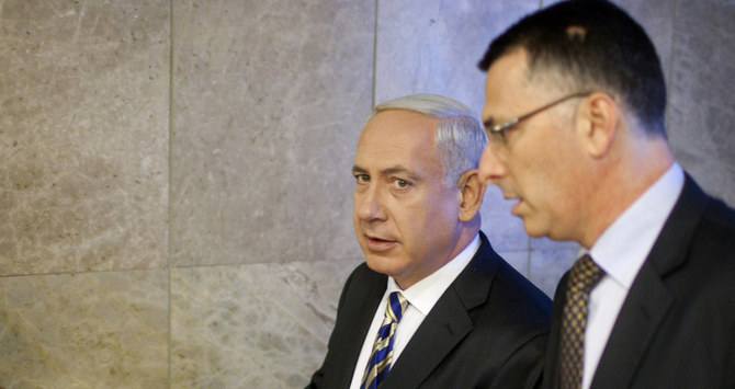 Israeli Prime Minister Benjamin Netanyahu, left. (AP/File)