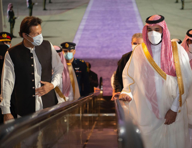 PM Imran Khan's visit to Jeddah shows is that the relationship between Saudi Arabia and Pakistan is back on track. (Photo by Bandar Algaloud)