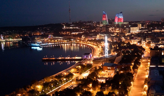 A general view of the city centre in Azerbaijani capital, Baku. (AP file photo)