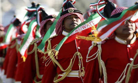 Gulf force begins war games in Kuwait