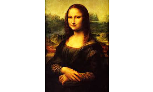 Her Smile After Monalisa, Painting by Dadi