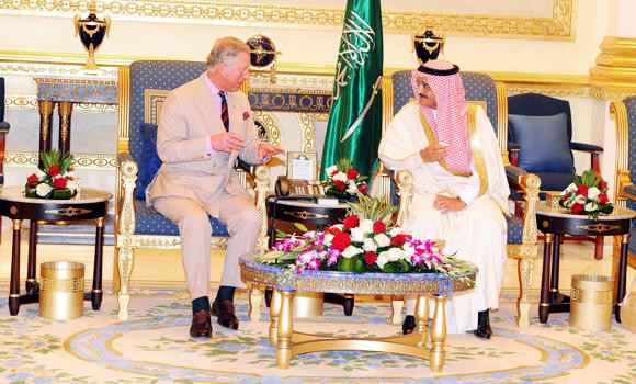 Prince Charles accorded a warm welcome