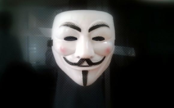 Guy Fawkes mask defies the ban