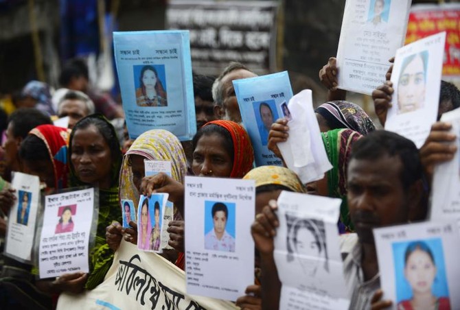 Emotional protest in Bangladesh two months after disaster