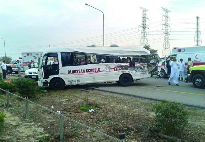 6 schoolchildren die in Jubail road collision