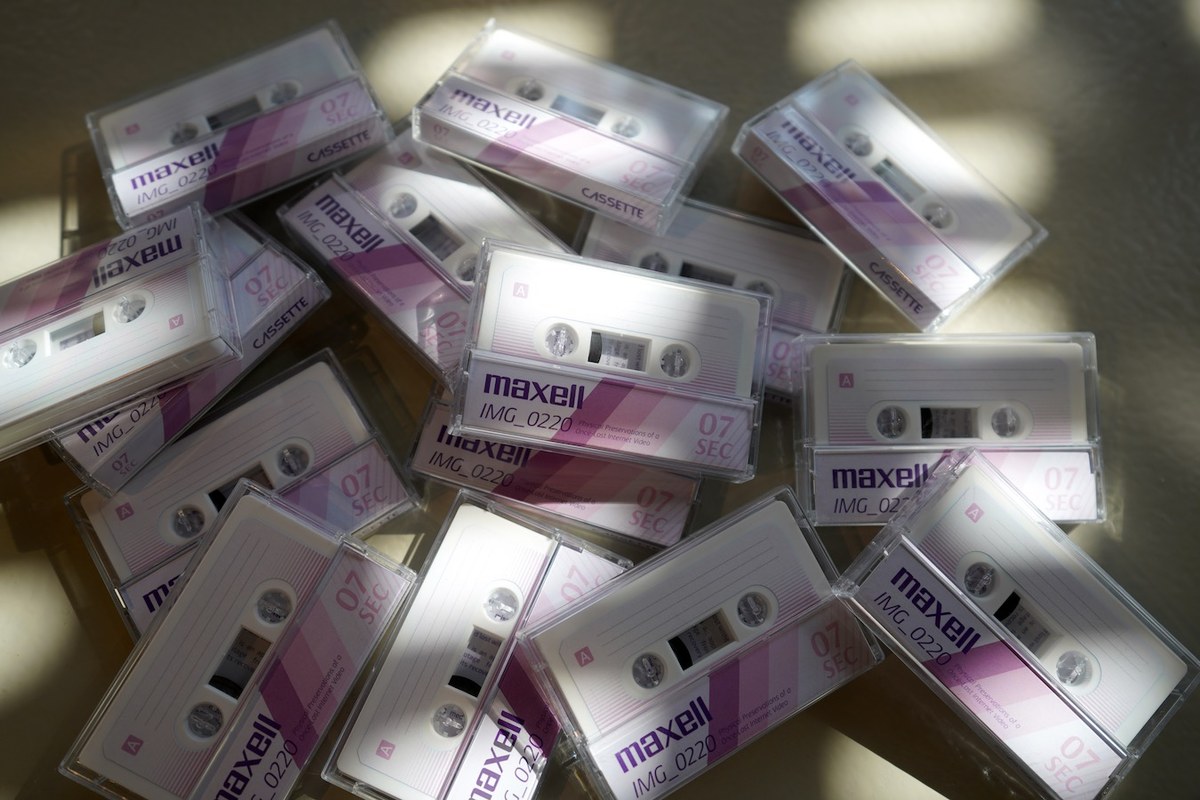 3 the sound from img 0220 is stored on functional cassette tapes