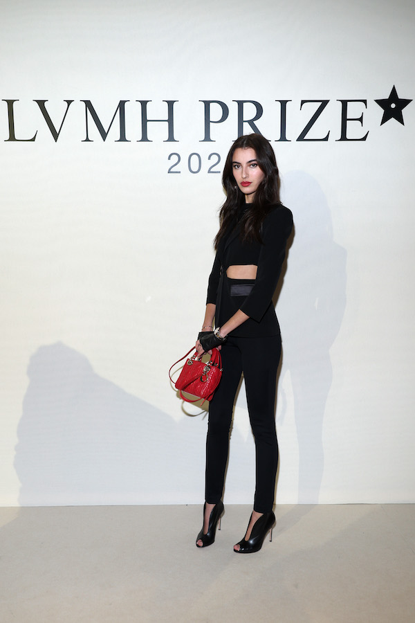 Saudi model Amira Al-Zuhair attends LVMH Prize's cocktail party in Paris